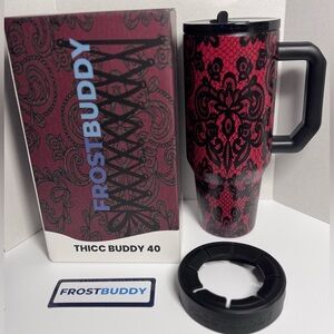 Frost Buddy NIB NWT "Knotty" Thicc Buddy 40oz Valentine Edition Lace Tumbler HTF
